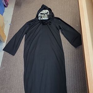 Skeleton Creeper Halloween costume dress and mask. Child's xlarge